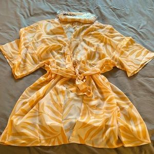 Robe or kimono & Eye Mask